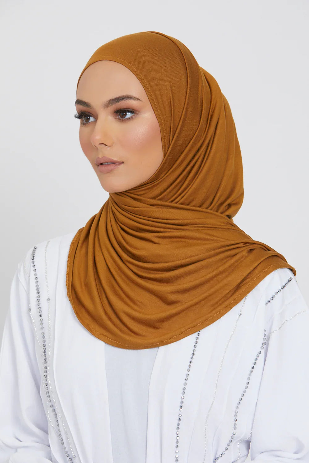Muslim Jersey Hijab Scarf Women Long Solid Color Head Wrap For Women Hijabs Scarves Ladies Muslim Veil Jersey Hijabs
