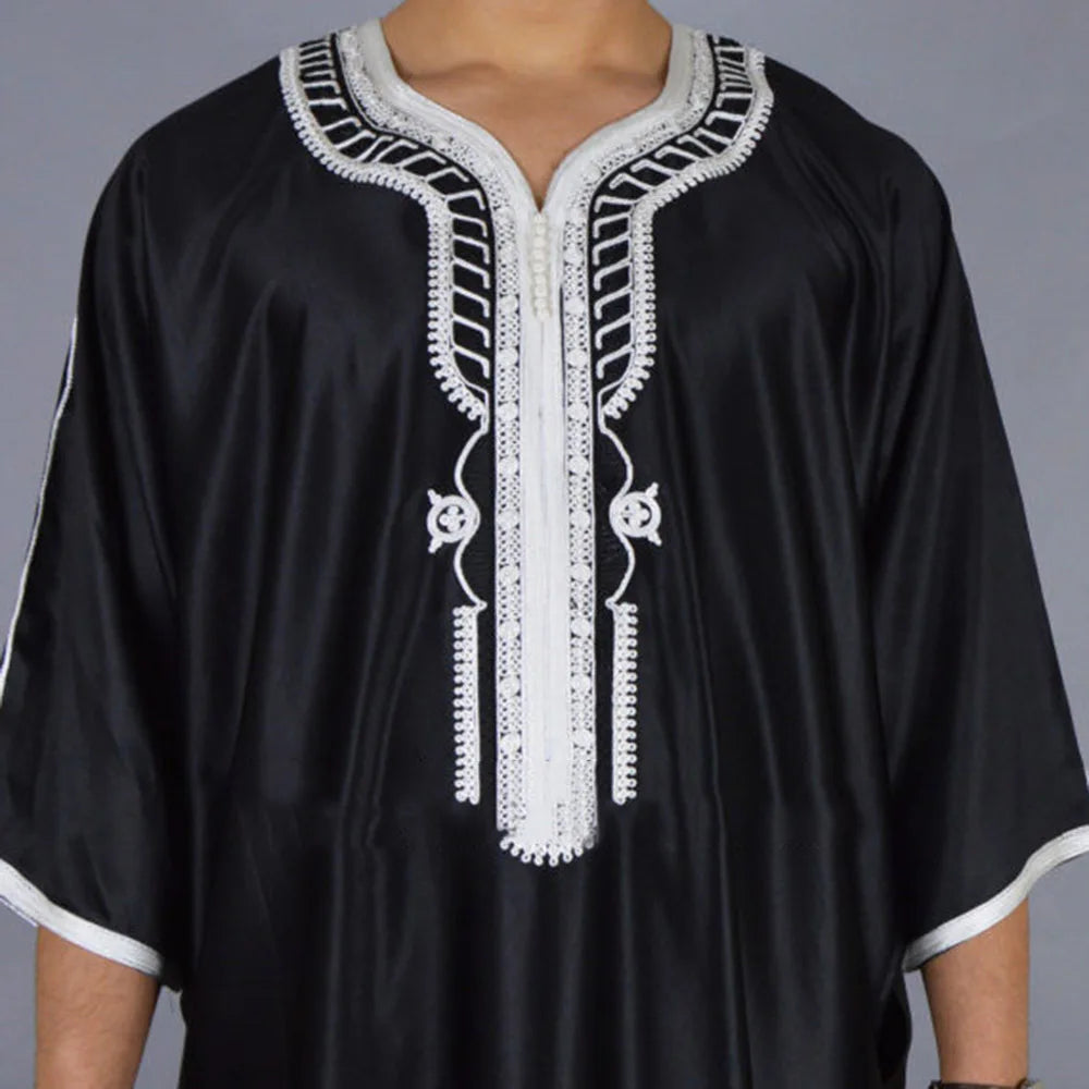 Men Abaya Jalabiya Thobe Summer