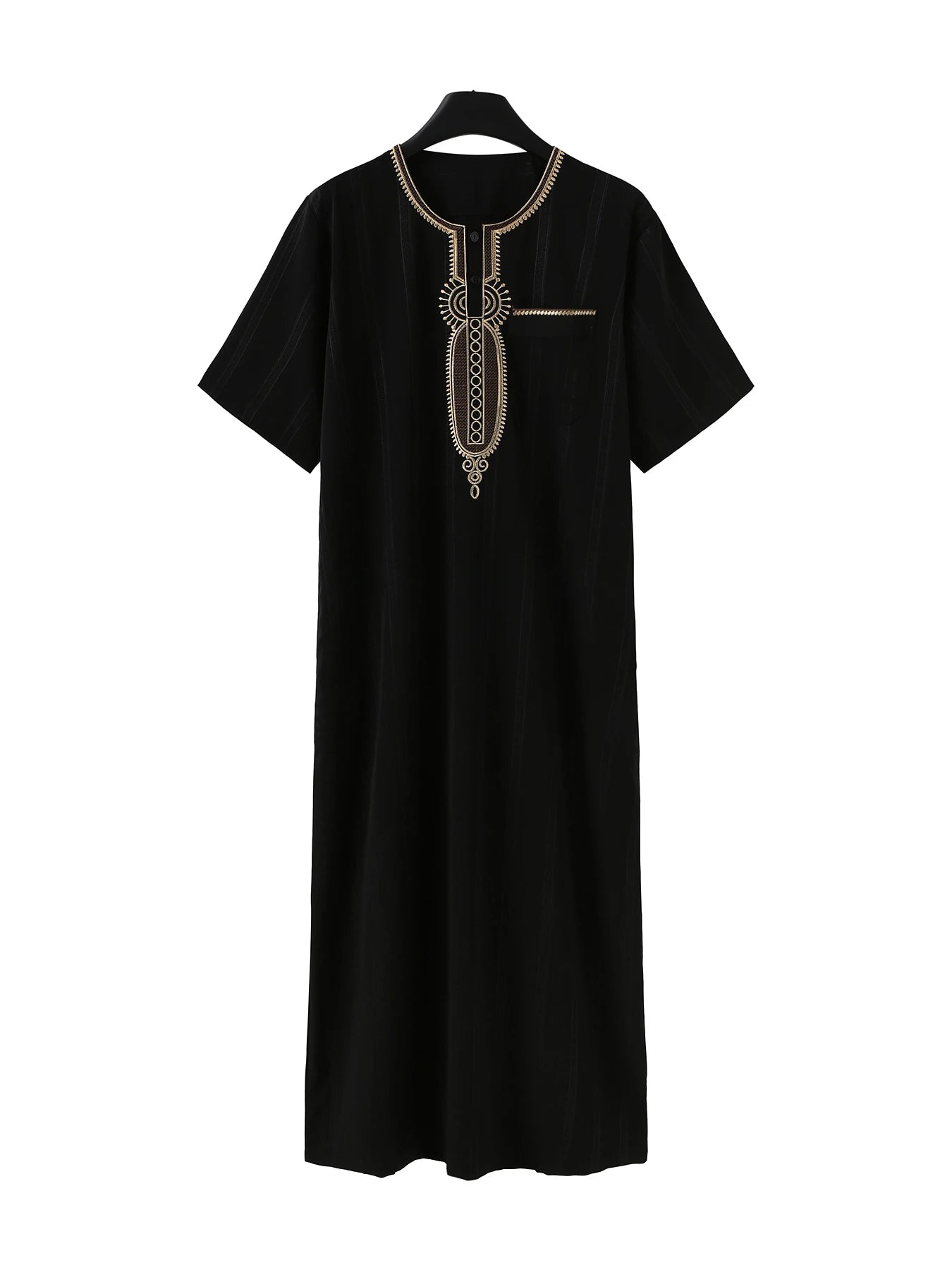 luxurious men's Abaya Islamic loose Thobe