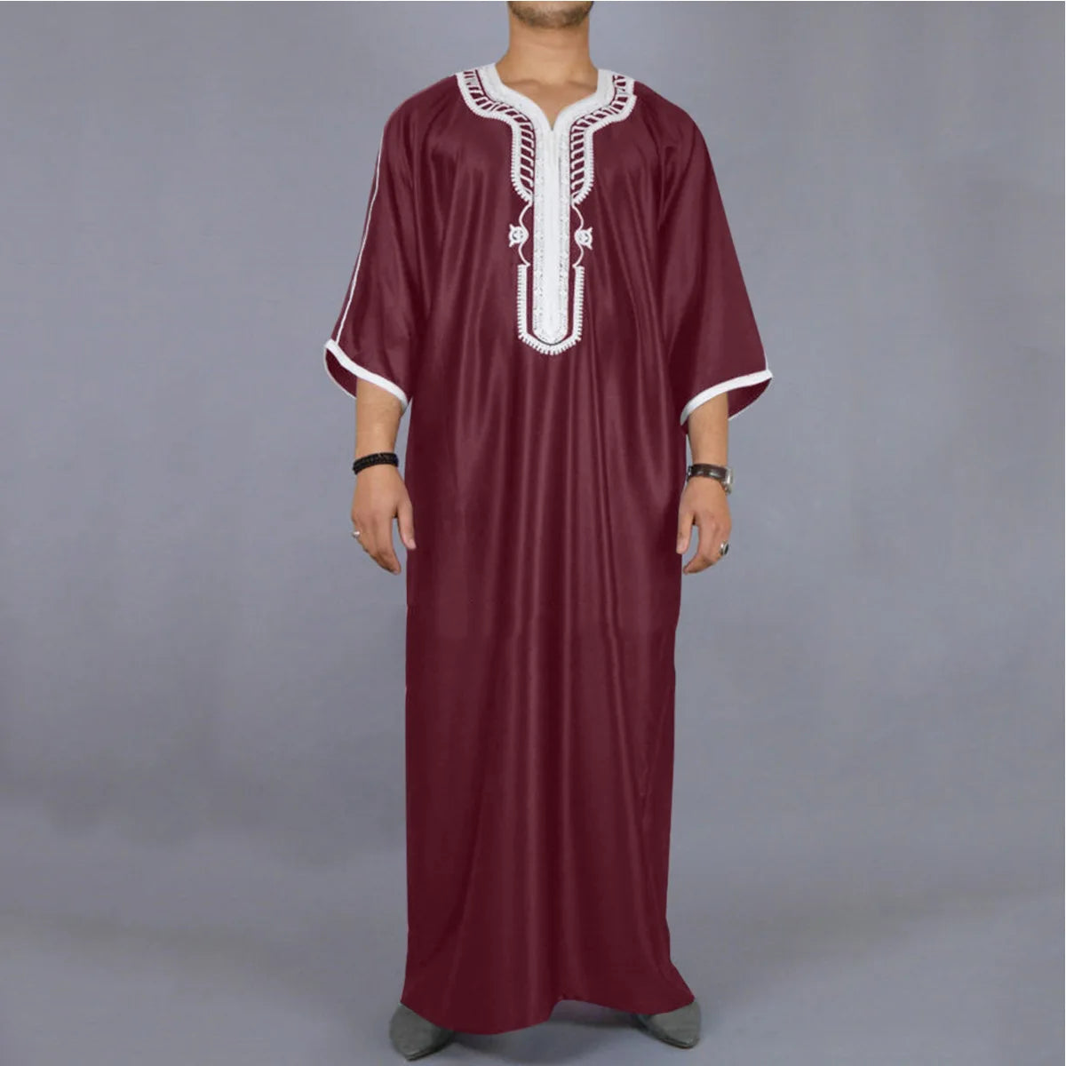 Men Abaya Jalabiya Thobe Summer