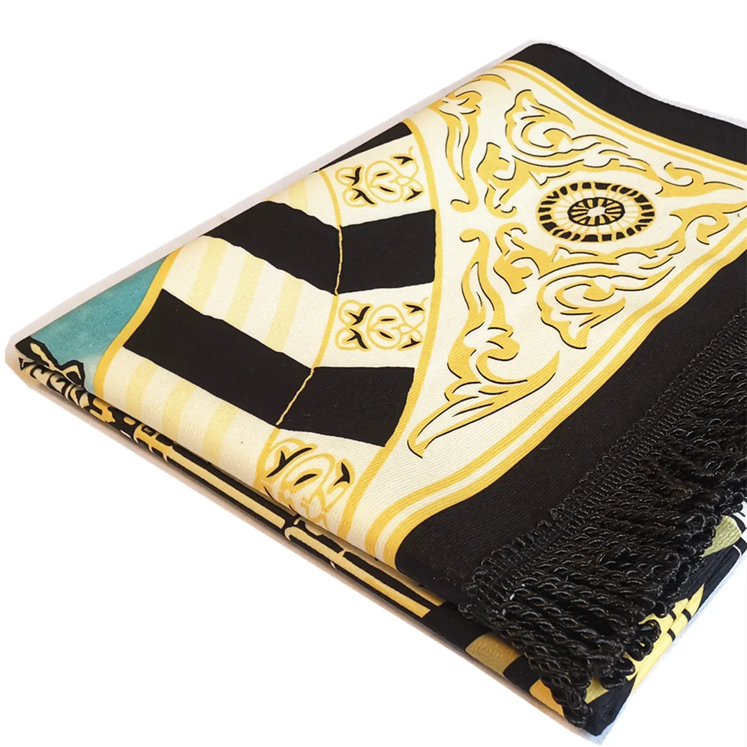 Suede Muslim Prayer Mat Indonesia Soft Prayer rug Portable Pray Carpet