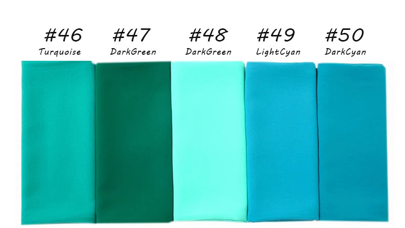 Ramadan Muslim Chiffon Hijabs For Woman Plain Color Headscarf Long Shawl Scarf Women Jersey Hijabs Ladies Islam Voile Hijab
