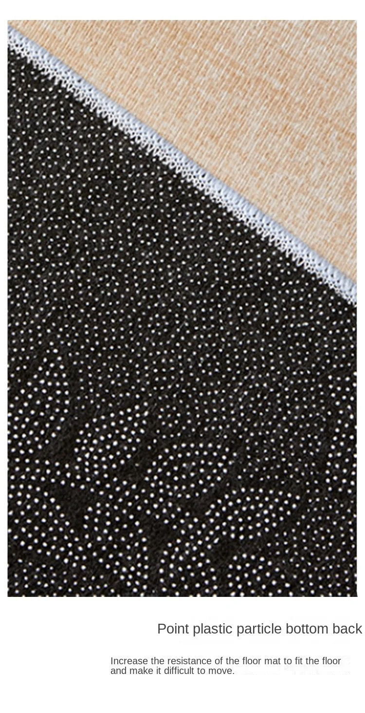 Vikama Ethnic Style Worship Carpet Crystal Velvet Kneeling Mat Non-Slip Wear Resistant Prayer Carpet Home Decoration