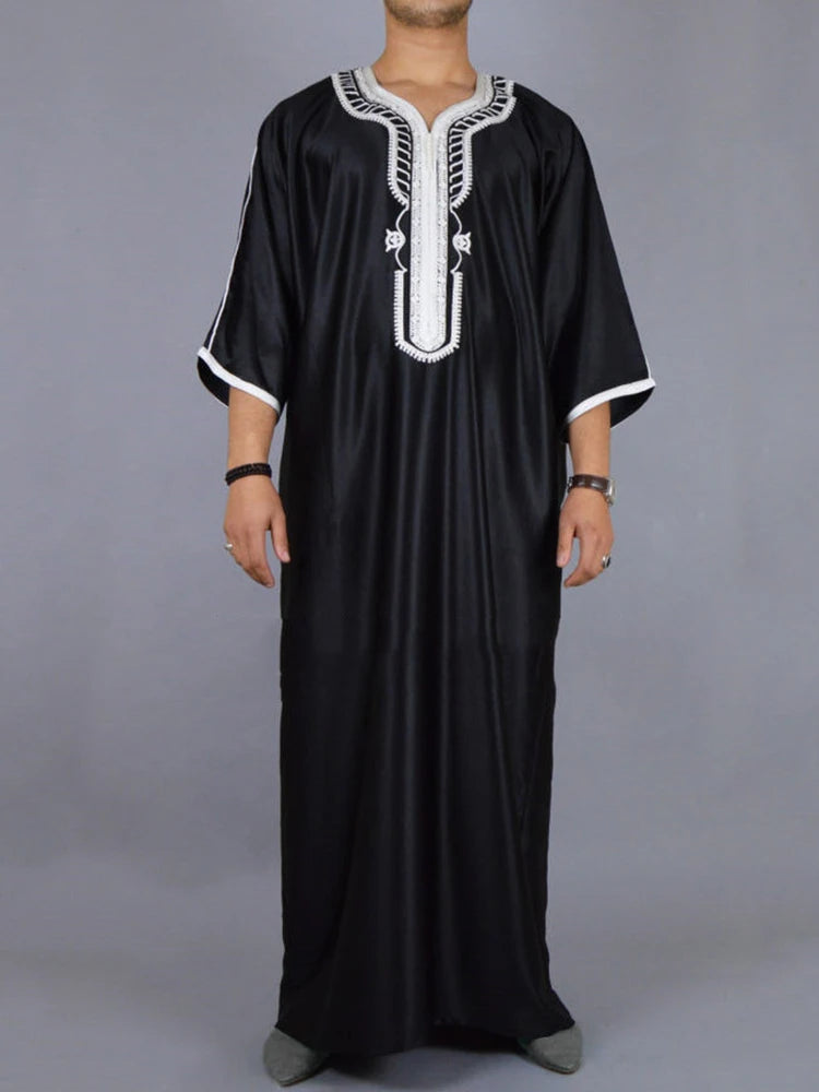 Men Abaya Jalabiya Thobe Summer