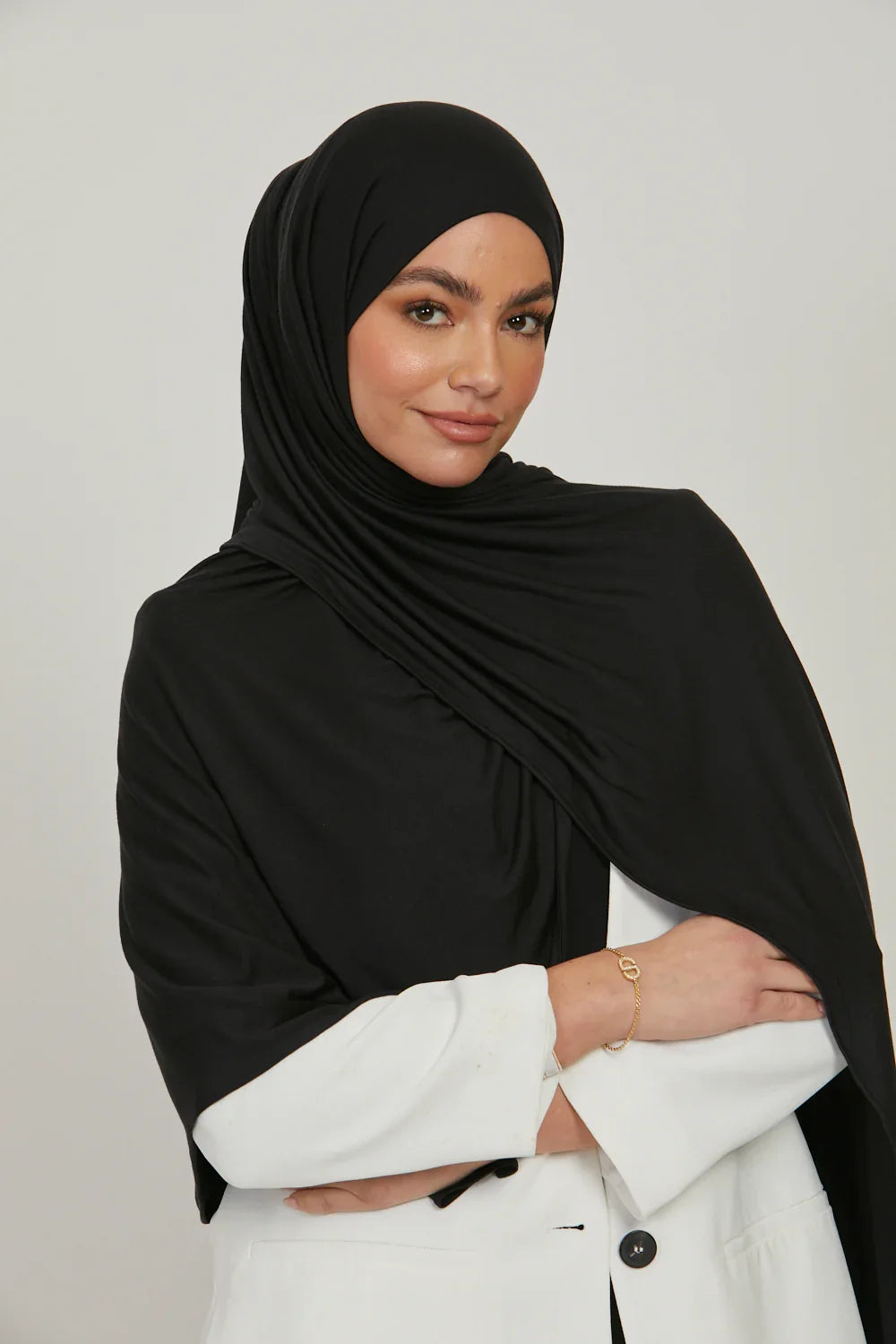 Muslim Jersey Hijab Scarf Women Long Solid Color Head Wrap For Women Hijabs Scarves Ladies Muslim Veil Jersey Hijabs
