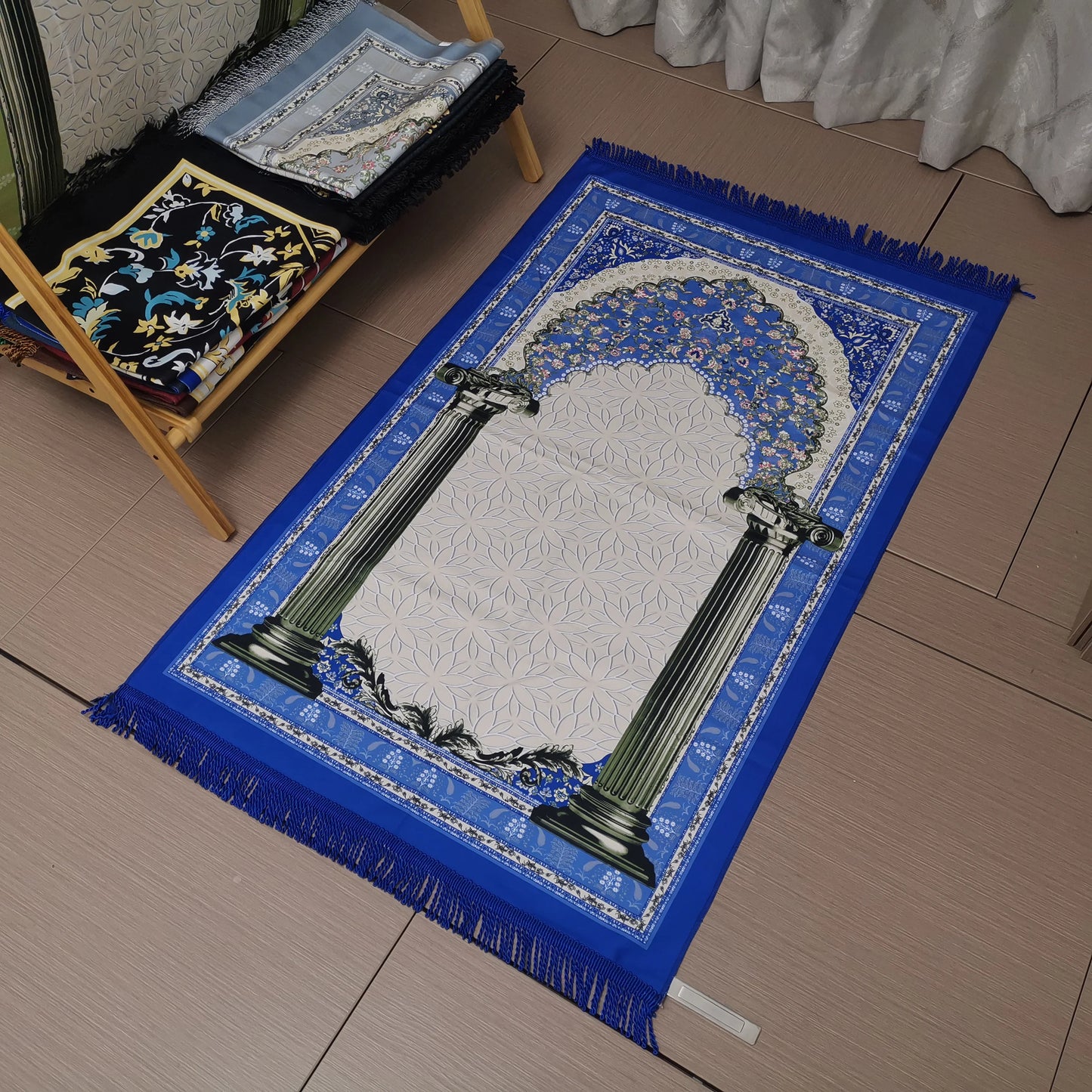 Suede Muslim Prayer Mat Indonesia Soft Prayer rug Portable Pray Carpet