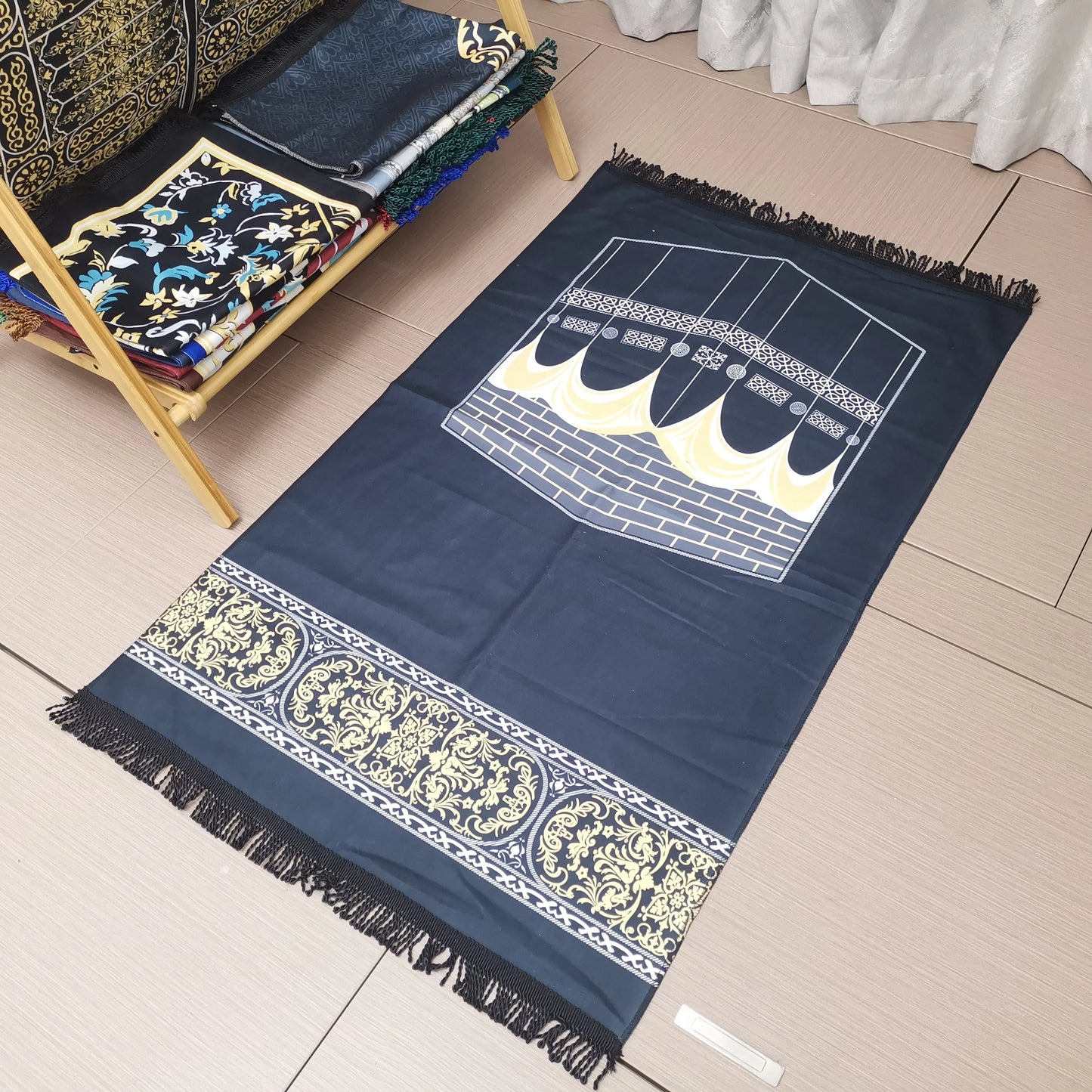 Suede Muslim Prayer Mat Indonesia Soft Prayer rug Portable Pray Carpet