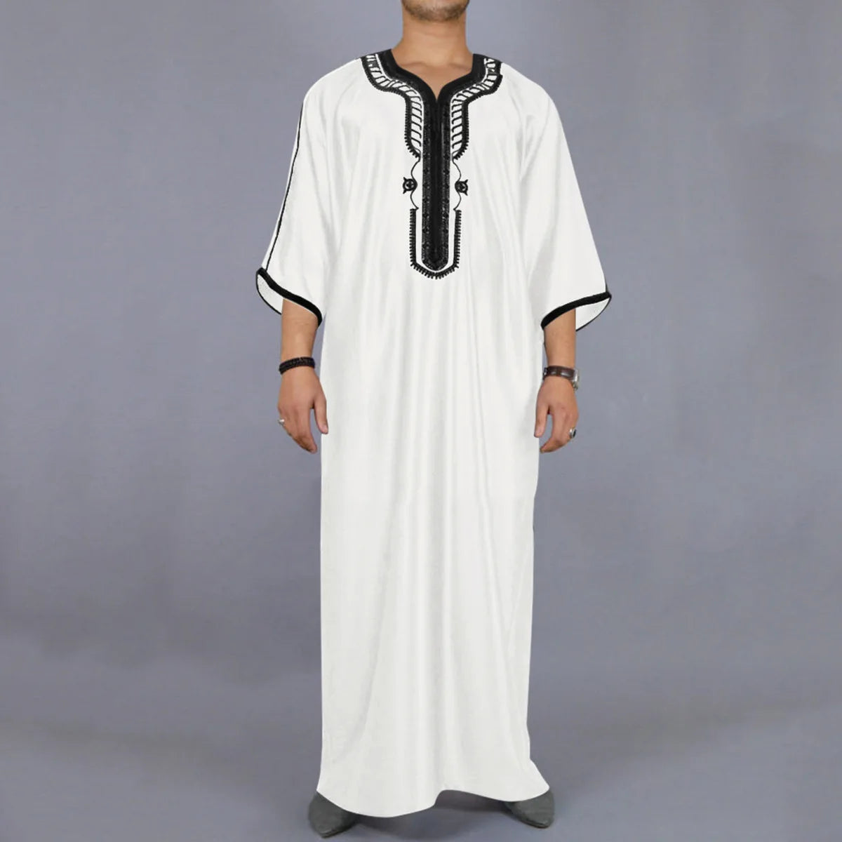 Men Abaya Jalabiya Thobe Summer