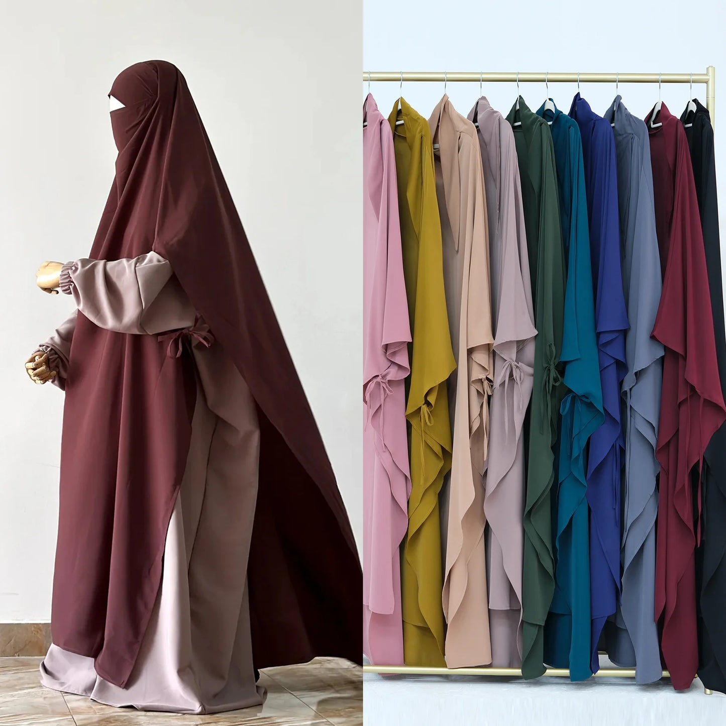 Eid Hijabs Headscarf Shawl Veil