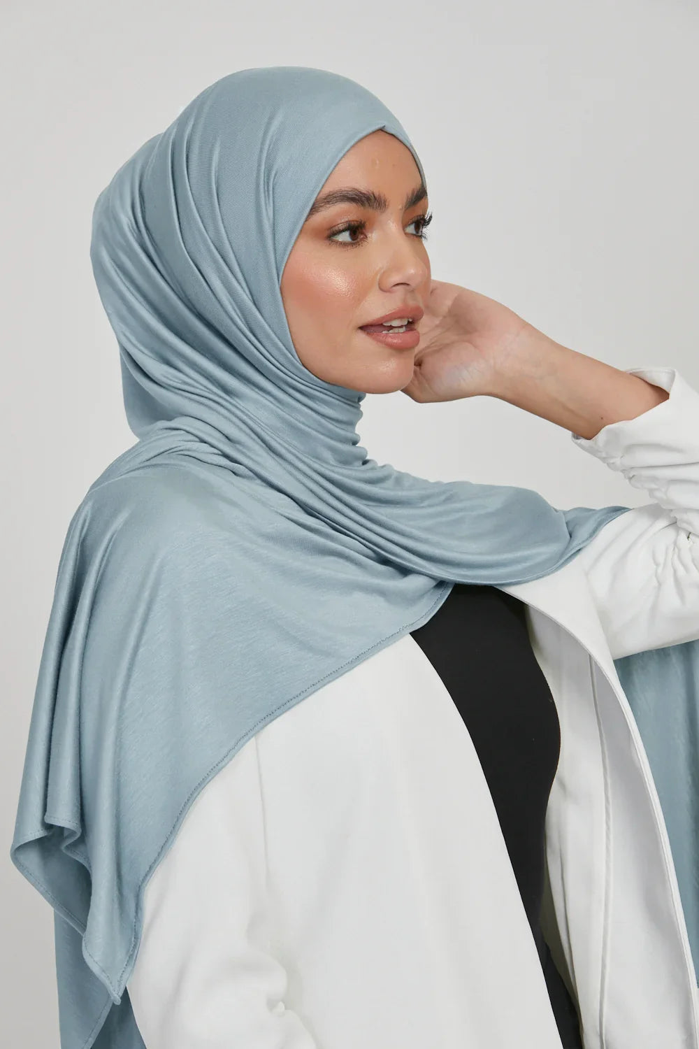Muslim Jersey Hijab Scarf Women Long Solid Color Head Wrap For Women Hijabs Scarves Ladies Muslim Veil Jersey Hijabs