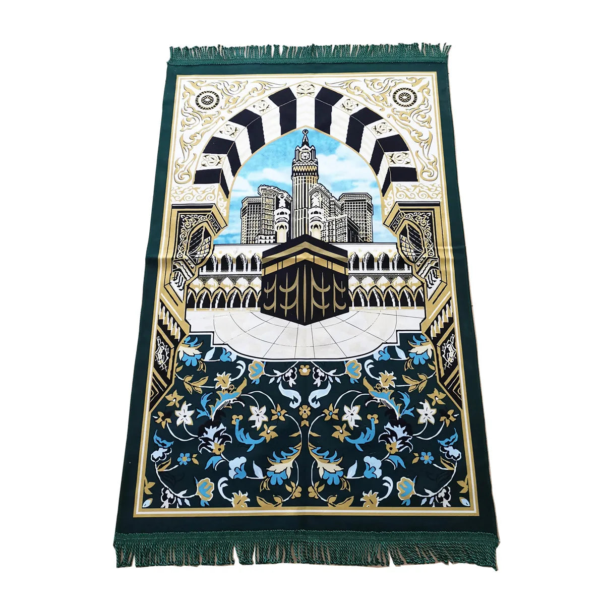 Suede Muslim Prayer Mat Indonesia Soft Prayer rug Portable Pray Carpet