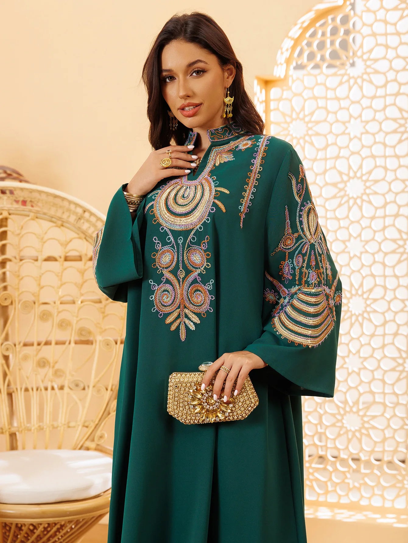 Luxurious Dubai Abaya Women Dress