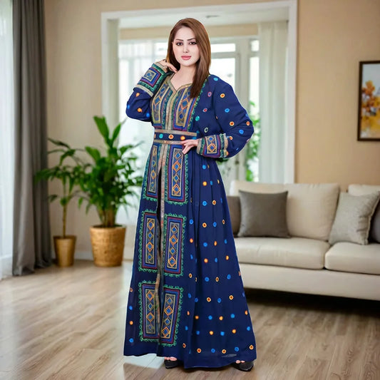 Women Dubai Abaya  Eid Djellaba Jalabiya