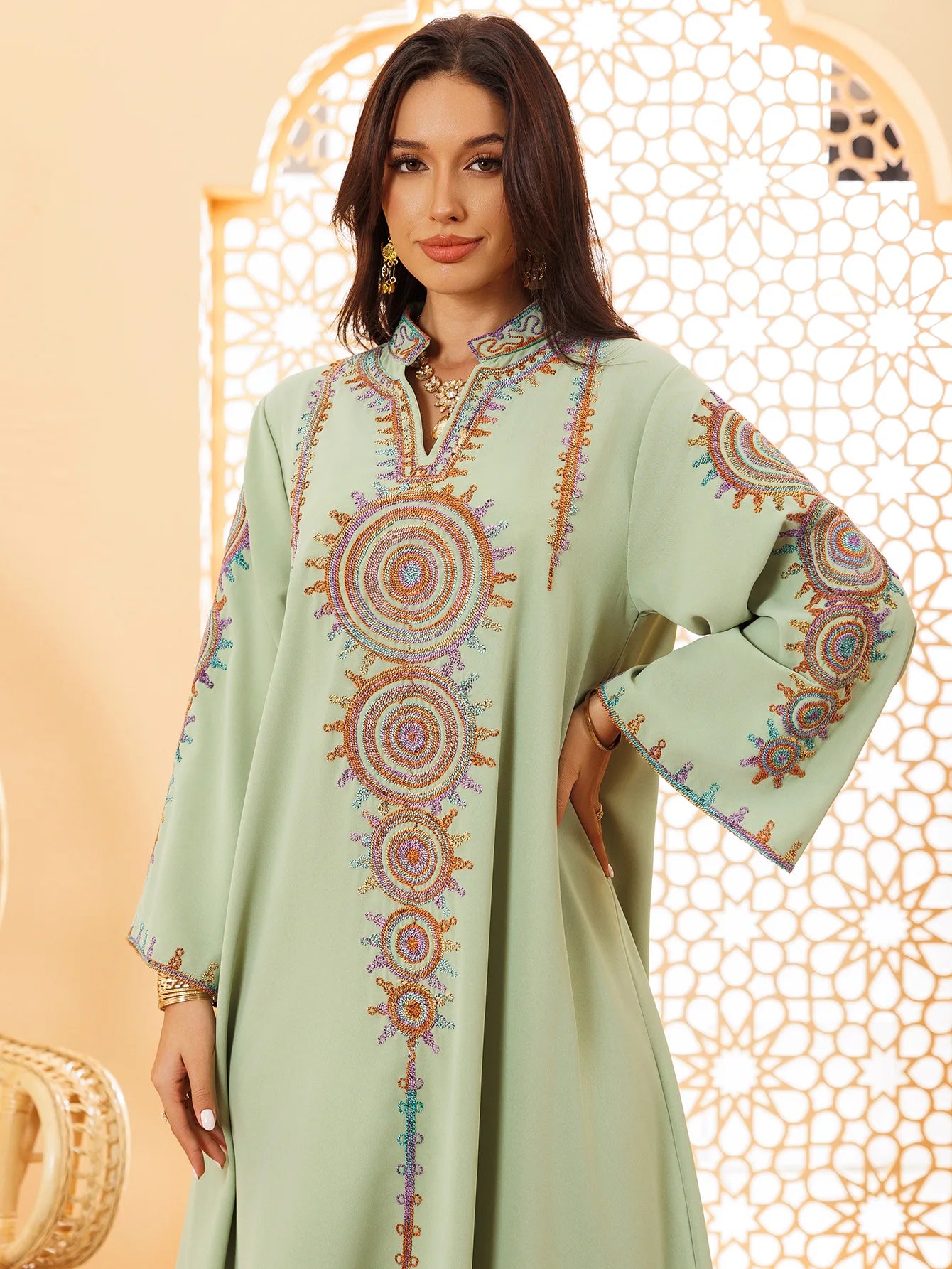 Arab Dubai Abaya Women Jalabiya