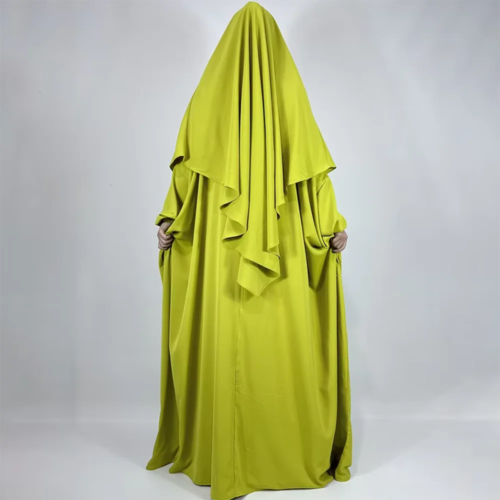 2 Piece Modest Set Khimar Abaya
