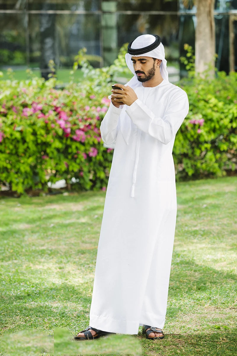 Dubai Jubba Thobe Kaftan  Headscarf