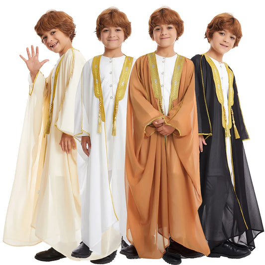 Jubba Thobe Muslim Open Abayas