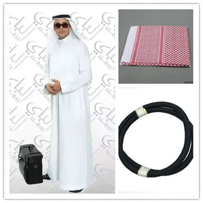 Dubai Jubba Thobe Kaftan  Headscarf