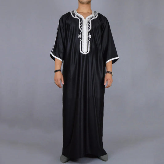 Men Abaya Jalabiya Thobe Summer