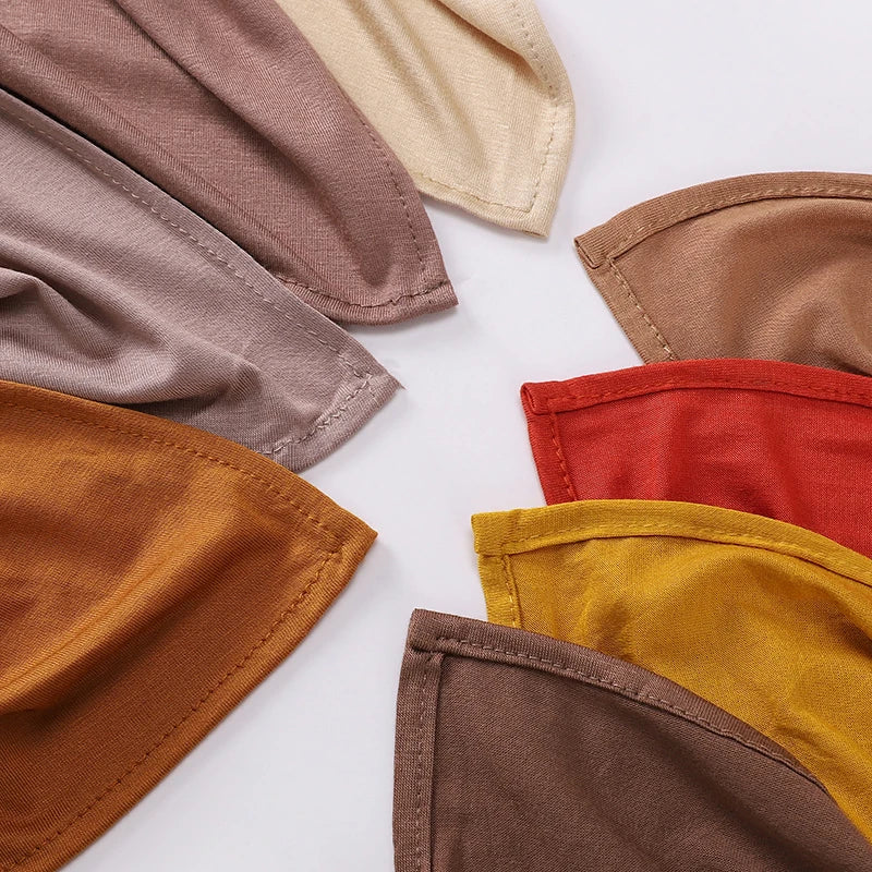 Muslim Jersey Hijab Scarf Women Long Solid Color Head Wrap For Women Hijabs Scarves Ladies Muslim Veil Jersey Hijabs