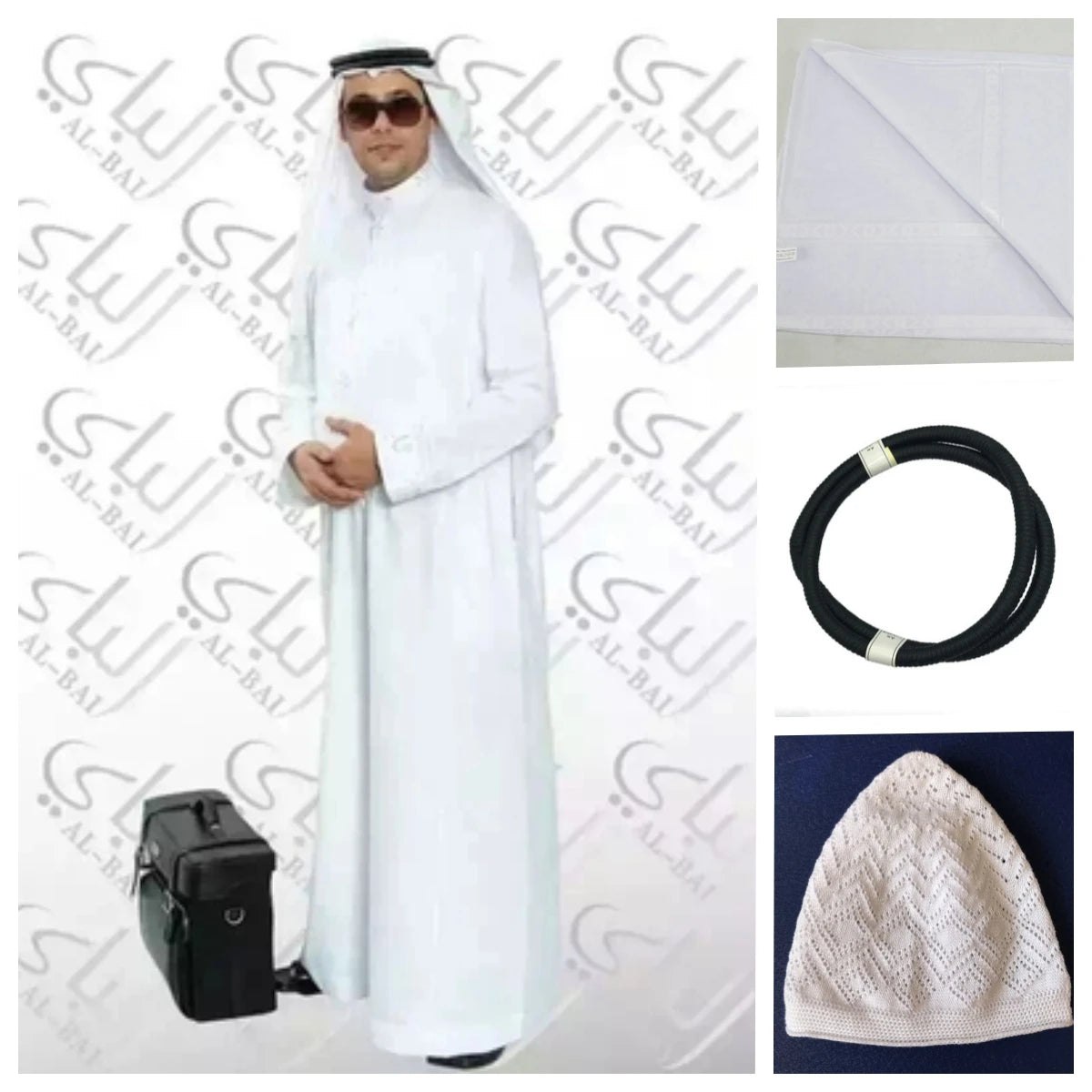 Dubai Jubba Thobe Kaftan  Headscarf