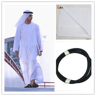 Dubai Jubba Thobe Kaftan  Headscarf