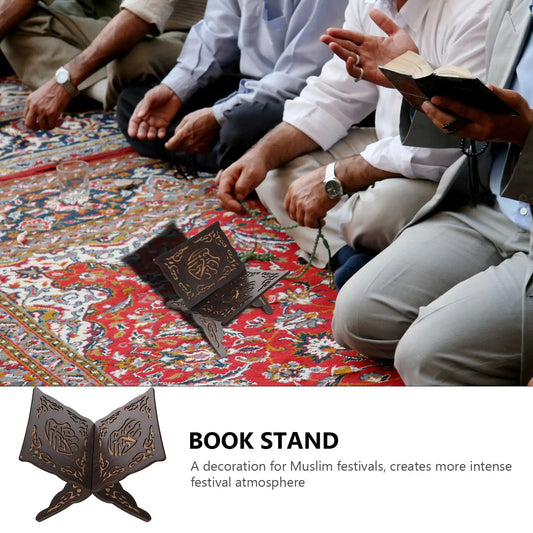 2PCS Wooden Quran Book Stand Holder