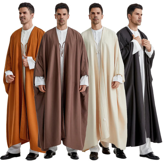 Ramadan Djellaba Eid Abayas Prayer Kaftan Men