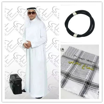 Dubai Jubba Thobe Kaftan  Headscarf